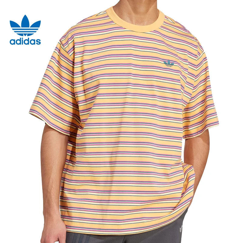 adidas阿迪达斯【大】三叶草男子运动休闲短袖T恤KB8356