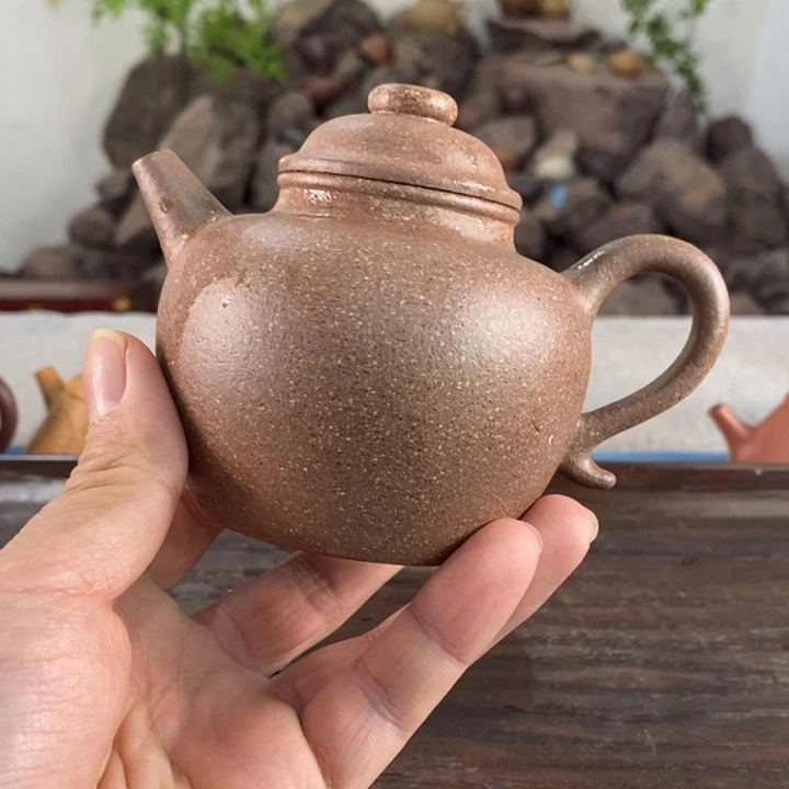 紫砂茶壶宜兴冷金黄260