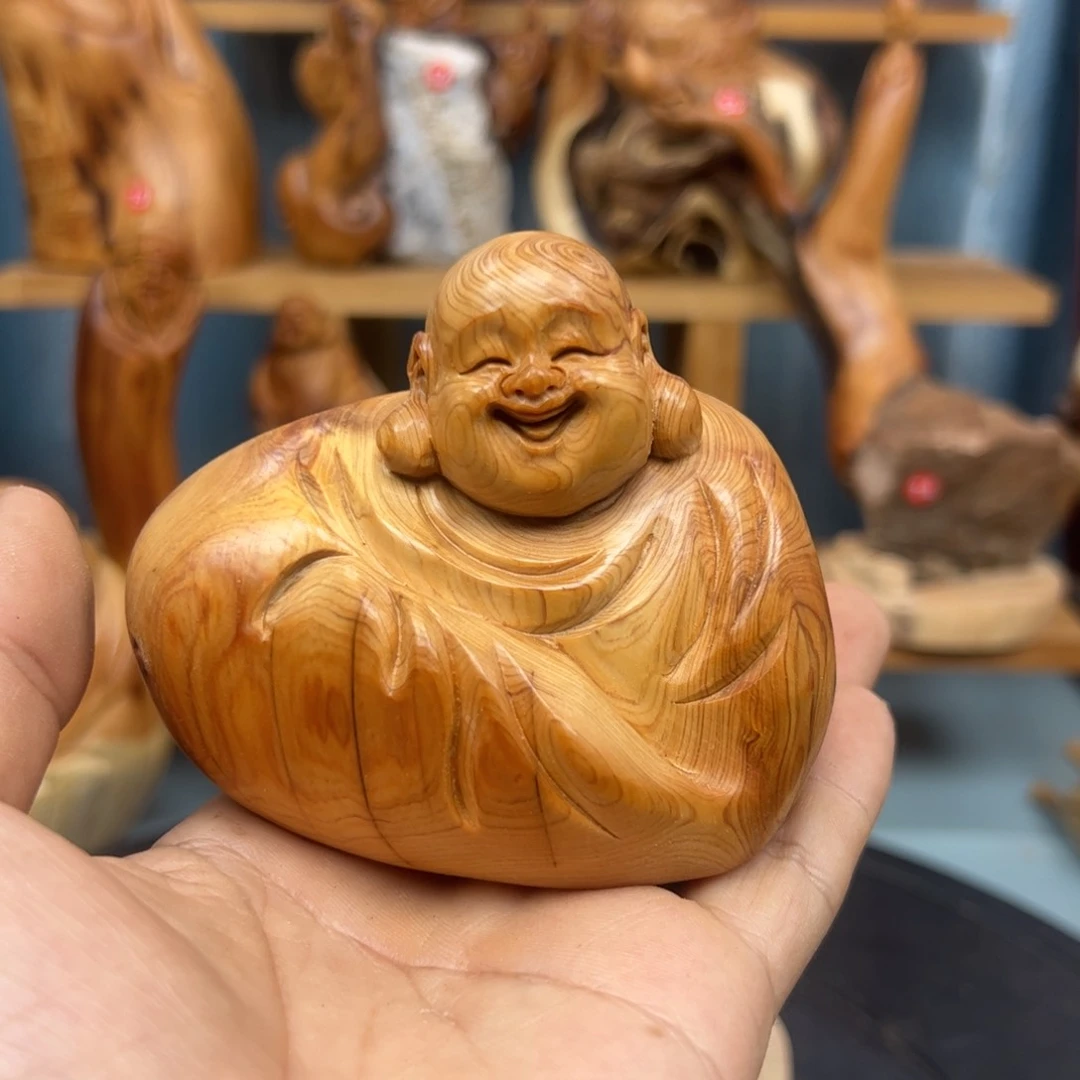 木用****9崖柏木摆件手把件