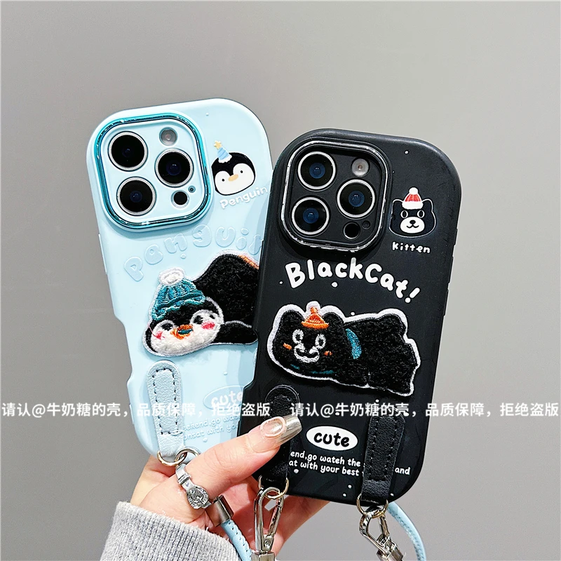 金属小胖妹适用苹果17/iPhone/华为荣耀/VIVO/OPPO/小米手机壳潮