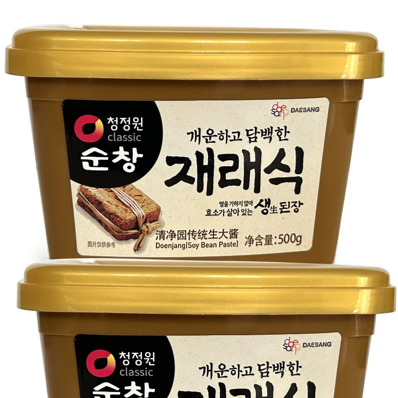 包邮清净园传统生大酱汤韩国调味料韩式料理朝鲜族饭店黄豆酱