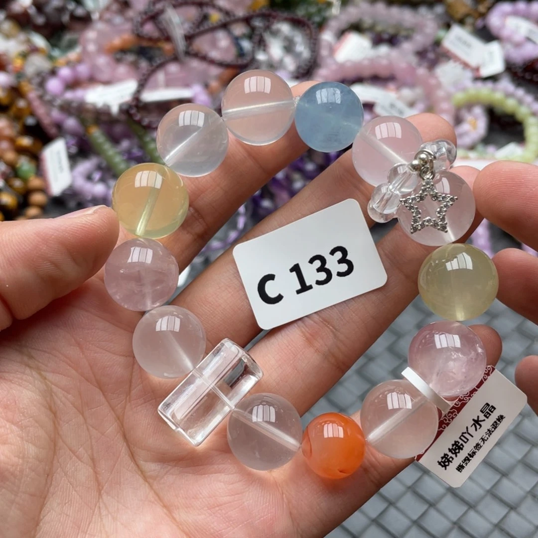 水晶手链未镶嵌手串