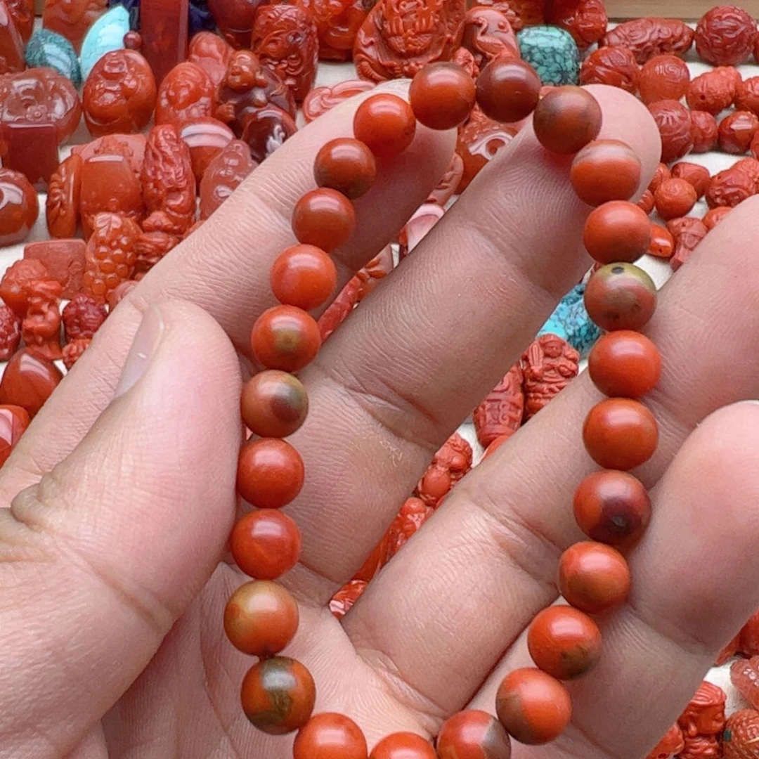 南红玛瑙配饰未镶嵌