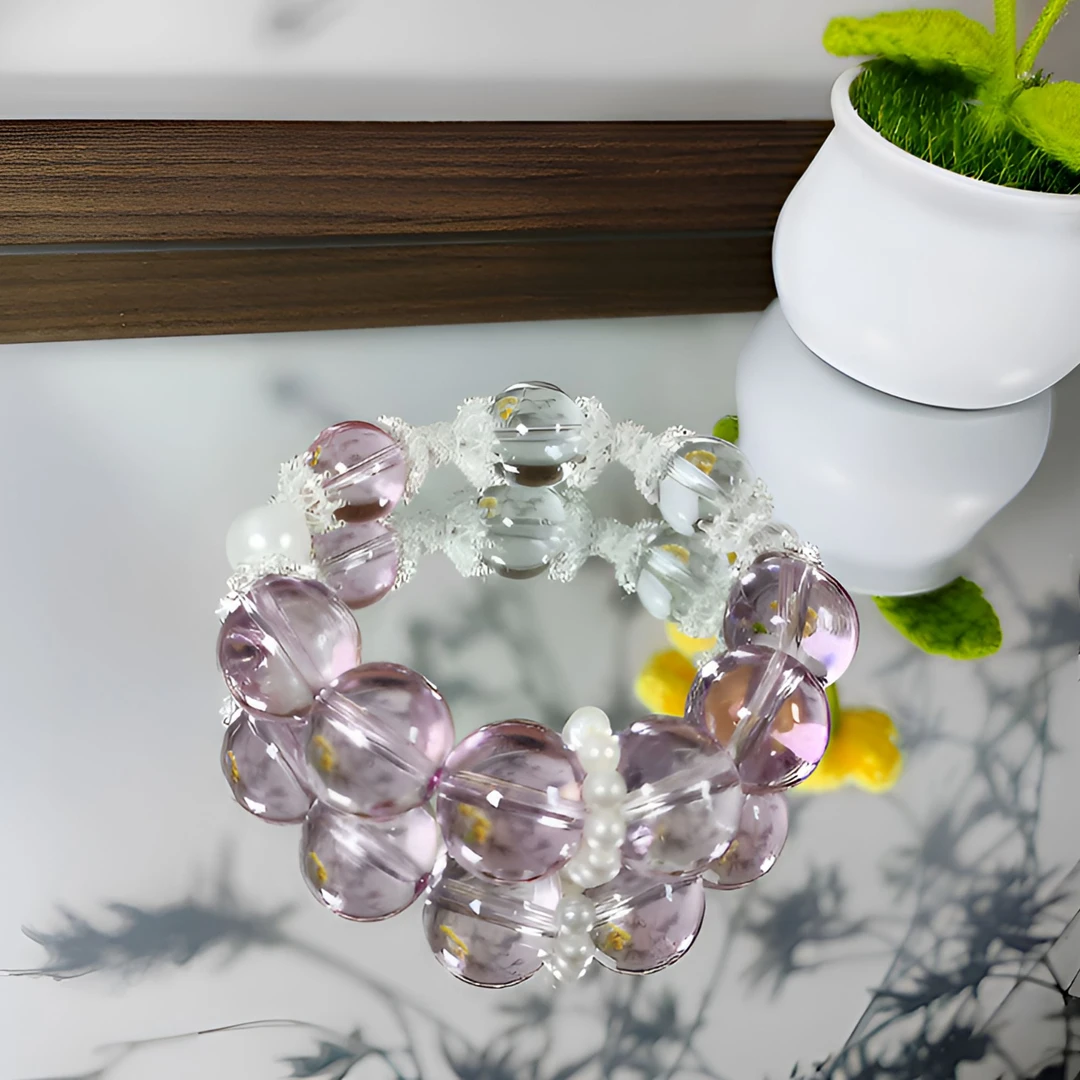 小鱼Jewelry 合金琉璃手串 直播间专用链接默认微瑕 (多样性发货)