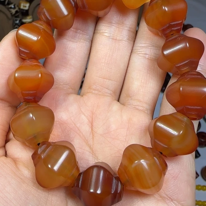 未镶嵌玛瑙/玉髓珠宝半成品