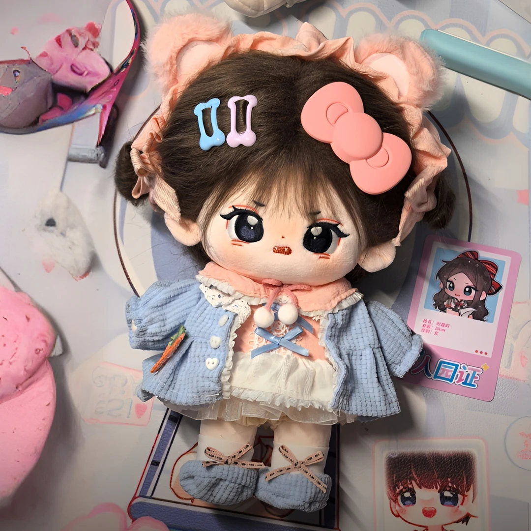 20cm娃衣棉花娃娃20厘米可爱裙子一番赏娃娃现货白菜娃衣包邮