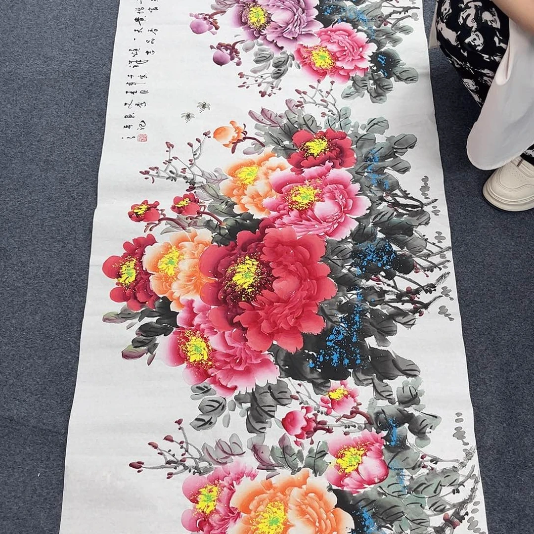 国画宣纸国画纯手绘作品