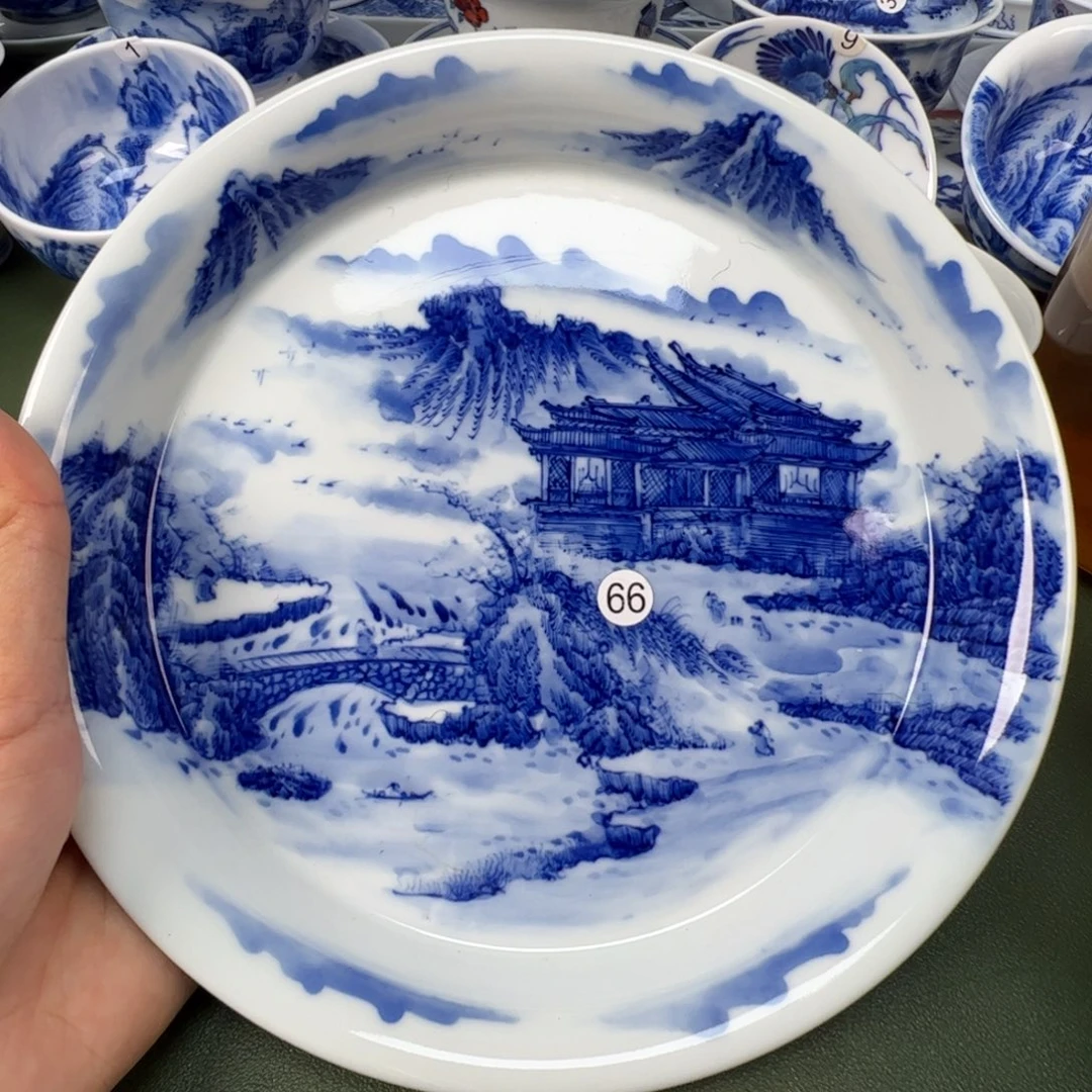 景德镇纯手工纯手绘茶具木木66