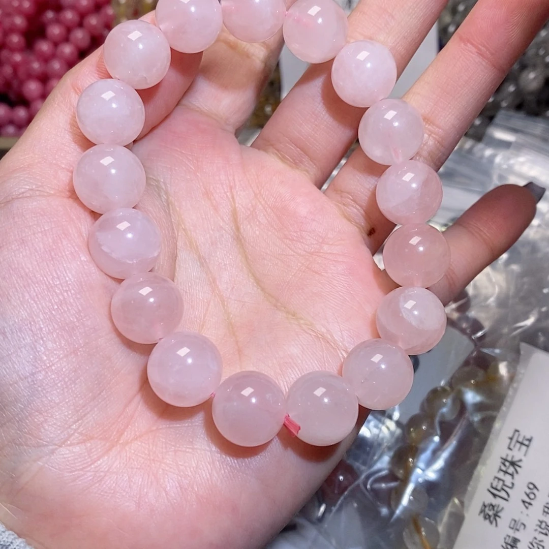 【闪购商品】水晶手链银S925镶嵌马粉227