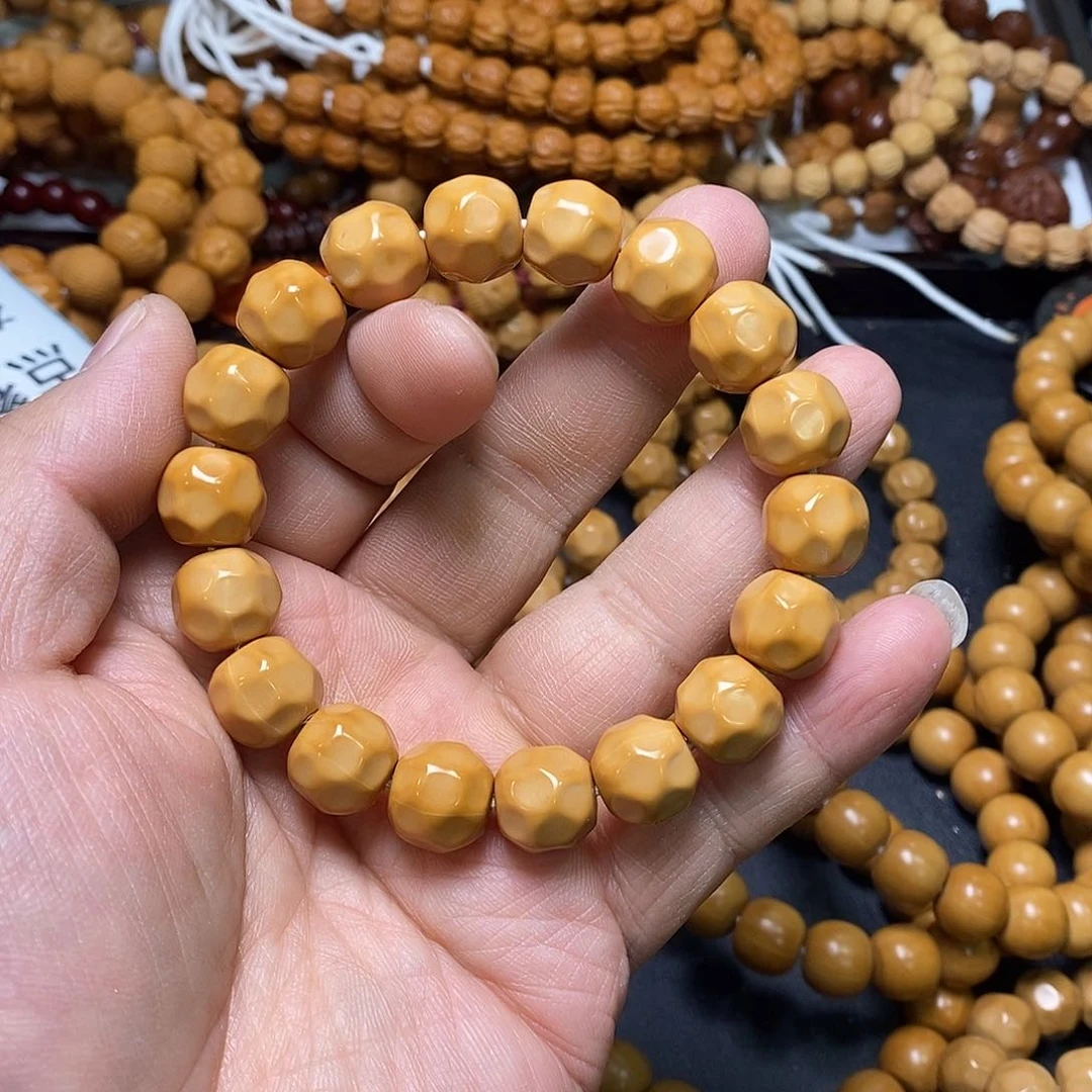 猴头核桃手串奶酪5号微瑕