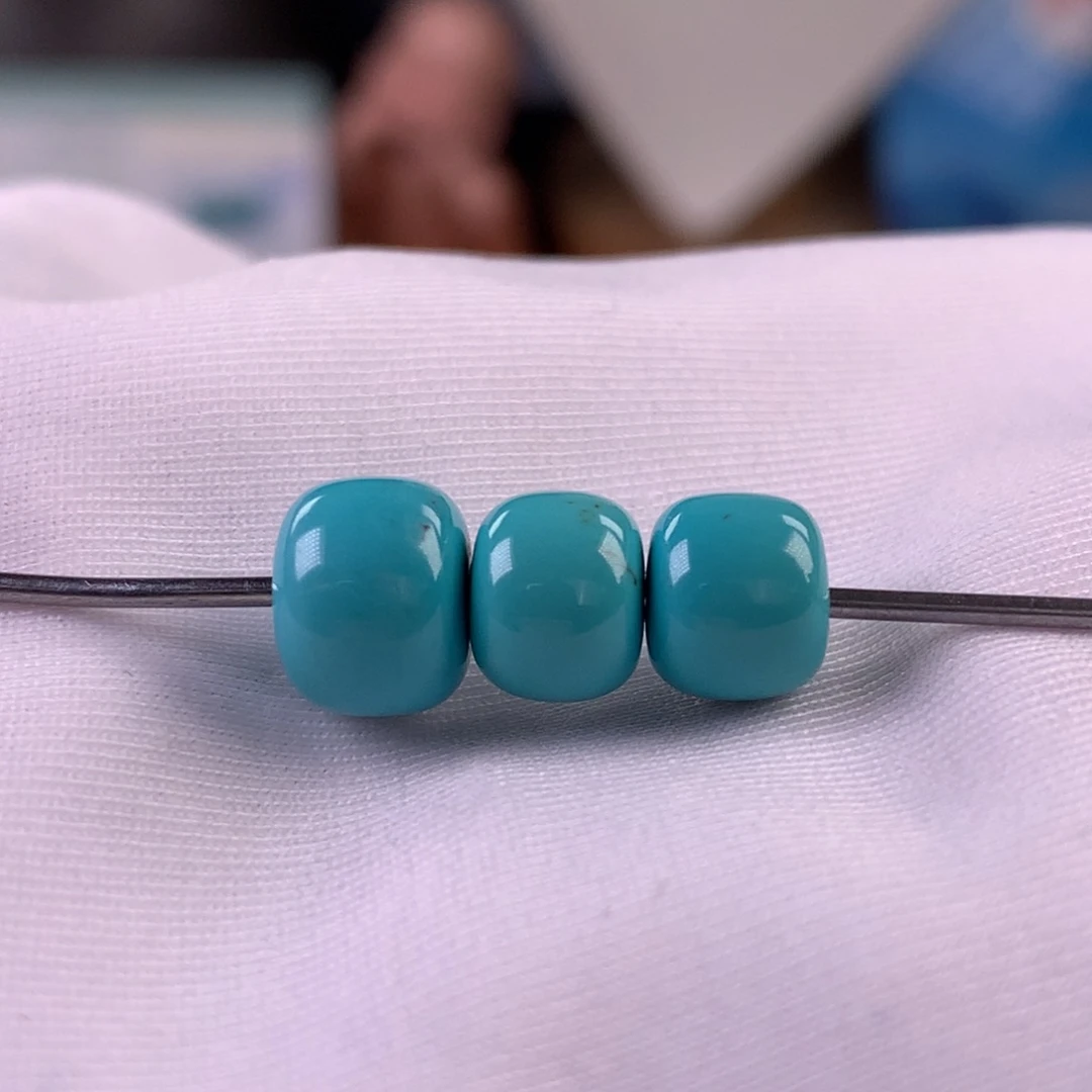 绿松石未镶嵌珠宝奇石8.6-7.6mm（482）