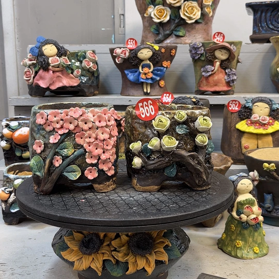 福利566 号陶然花器手工花盆