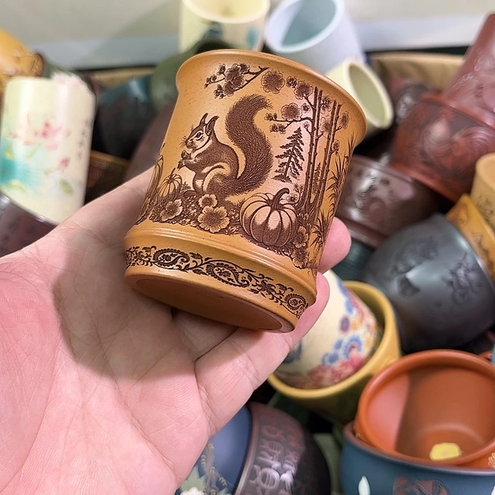 茶杯紫砂全手工紫砂主人杯