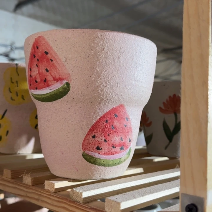 景德镇桌面陶瓷花盆