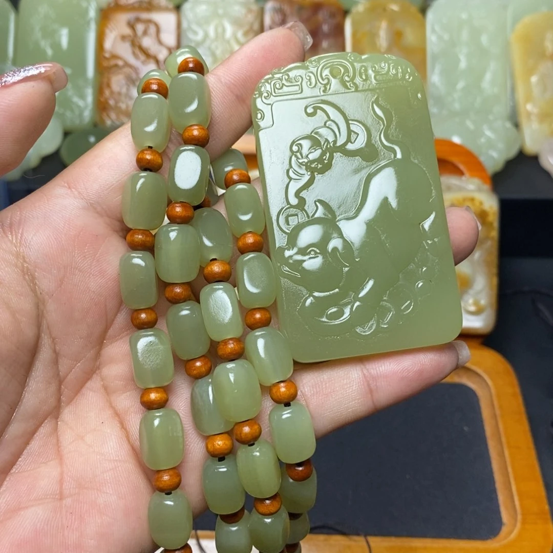 昆仑山料方解石玉