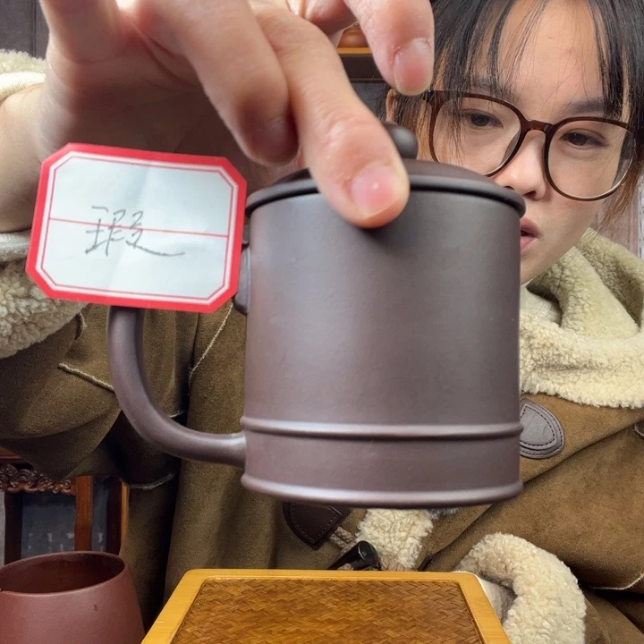 茶杯紫砂原矿紫砂杯