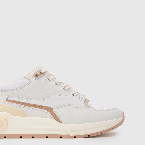 FERRAGAMO菲拉格慕牛皮logo拼色圆头女低帮运动休闲鞋758727