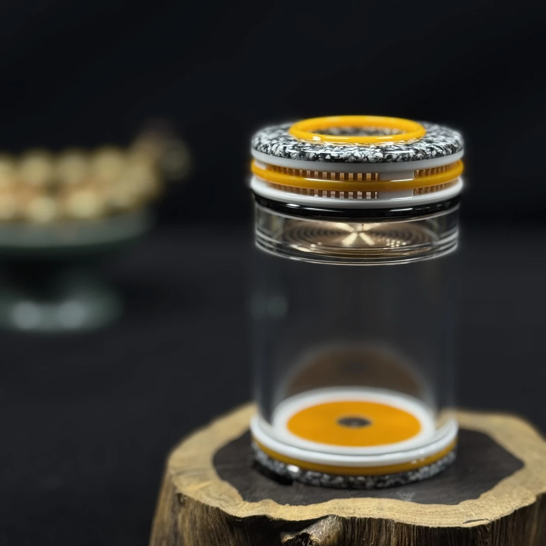 大剑严选 2025双星底标正品新款天津谭黑青花双竹窗独眼蝈蝈罐