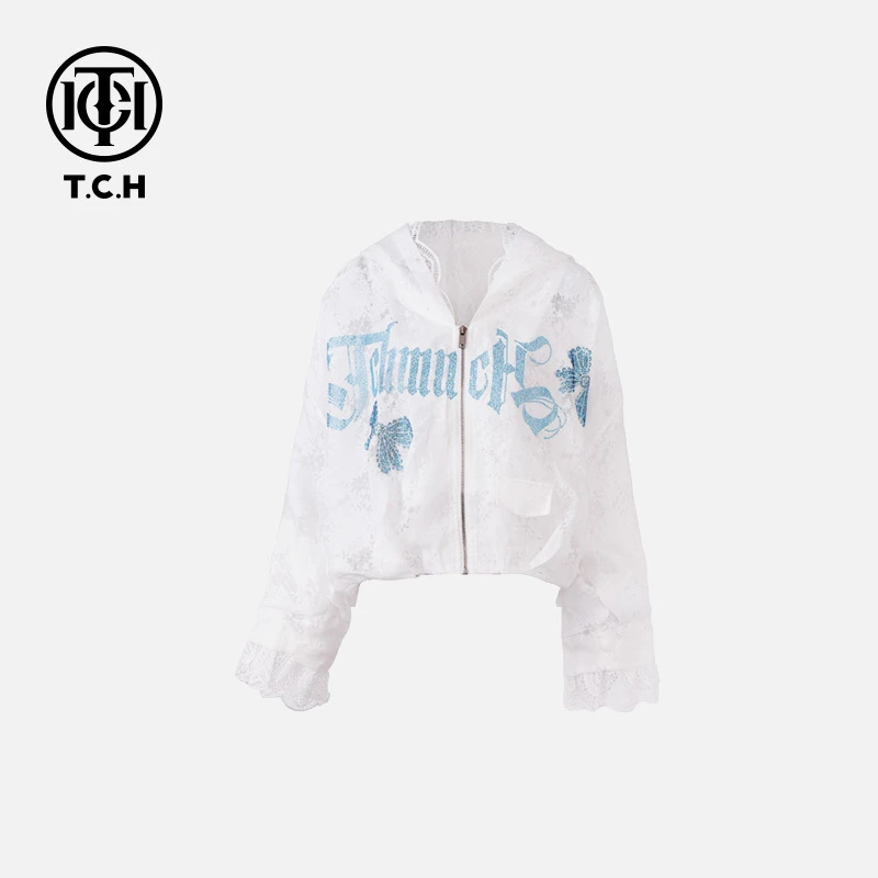 TCH私服烫钻春夏季烫钻时尚休闲百搭薄款外套T75A17E5008轻奢tch