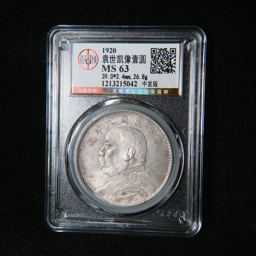 宝成 银元 中发版  九年大头 公博MS63 15042