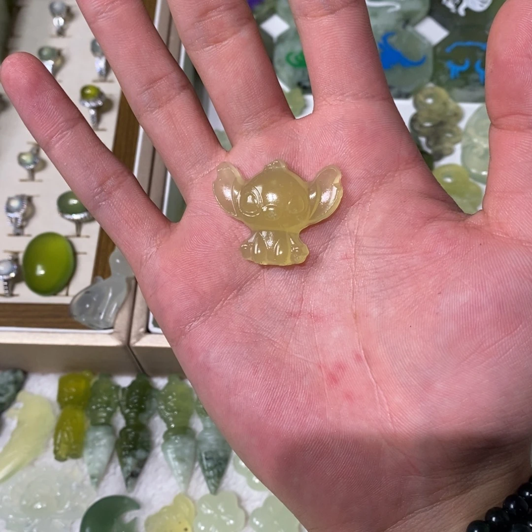 未镶嵌岫玉吊坠(不含链)
