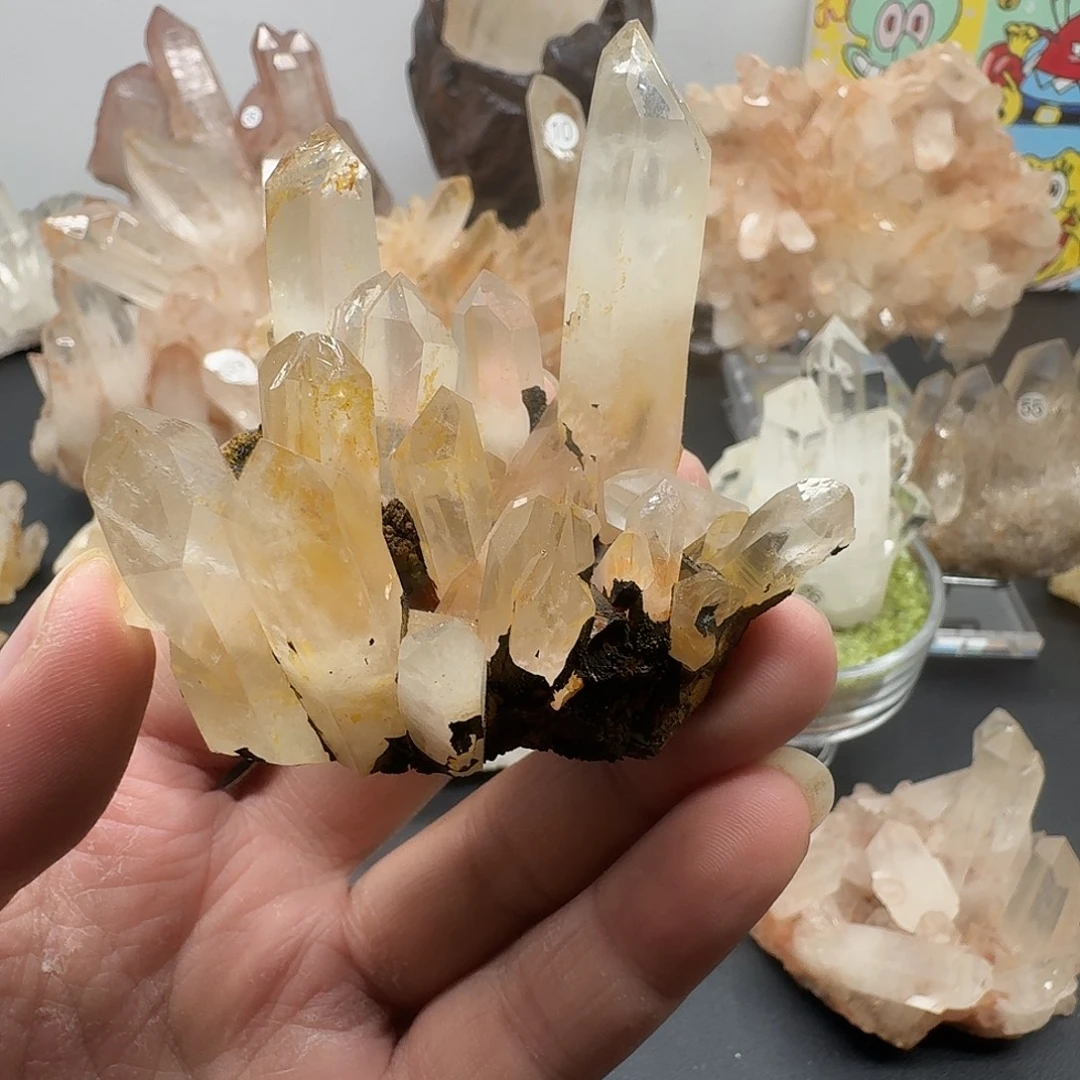 银S925镶嵌珠宝半成品水晶29