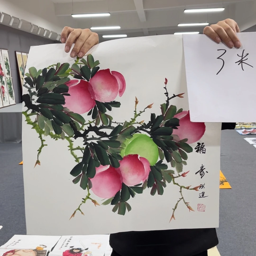 国画国画老师手绘作品
