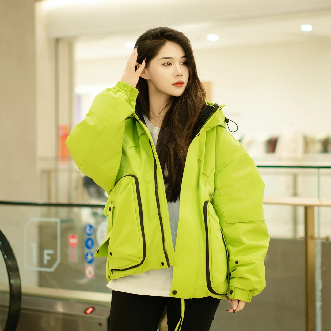 【视频同款】户外工装保暖羽服连帽美式连帽加厚防水防风外套