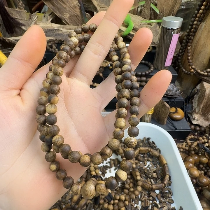 来***子沉香沉香碎屑海南沉香虎斑棋0.6大12克➕沉香碎屑多样性