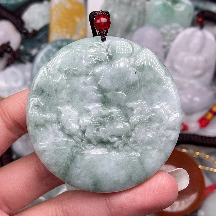 颈饰未镶嵌翡翠翡翠