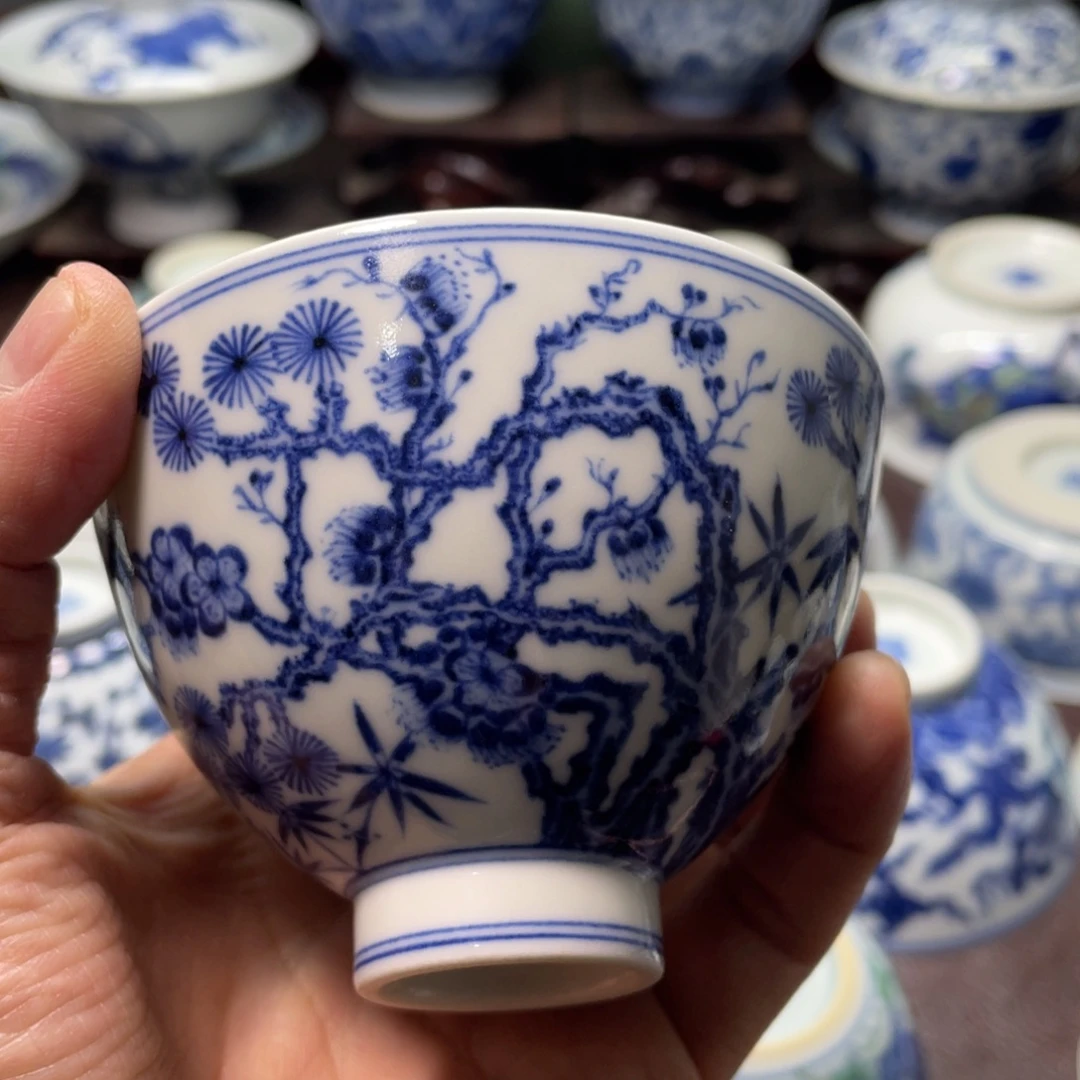 瓷片景德镇陶瓷现代手工陶瓷茶具