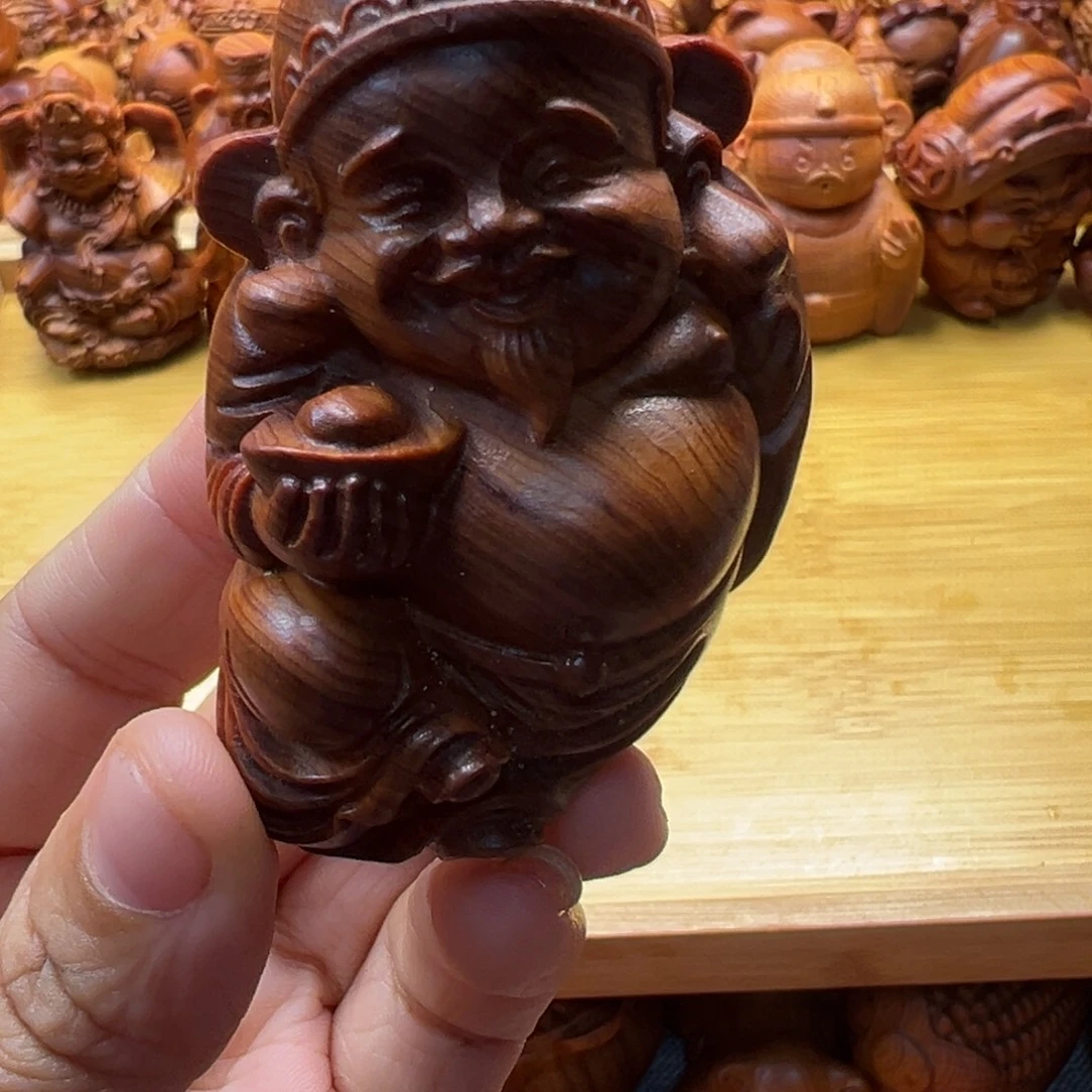 樂***C柏木（崖柏）崖柏陈化老料手把件