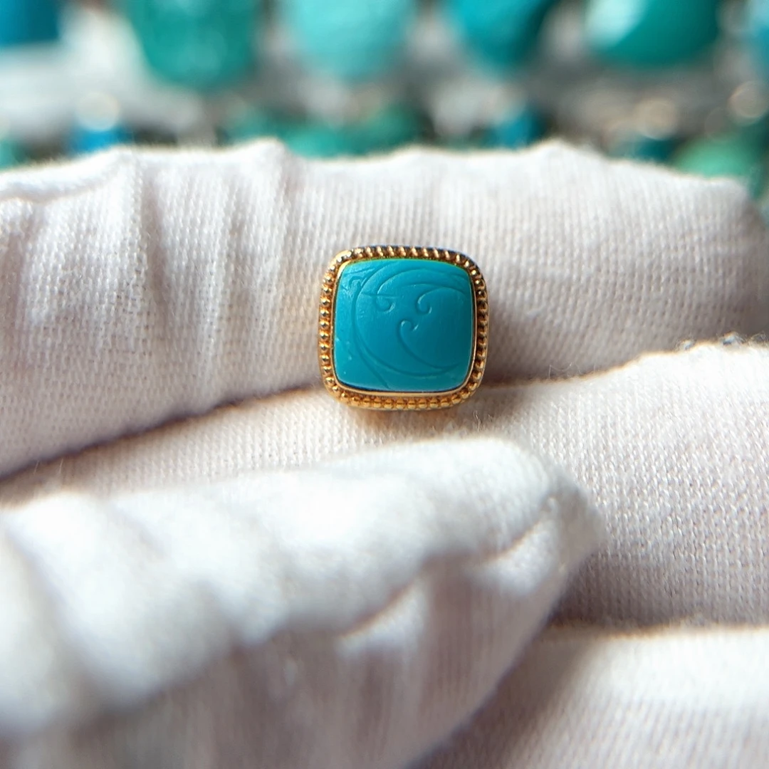 绿松石未镶嵌配饰