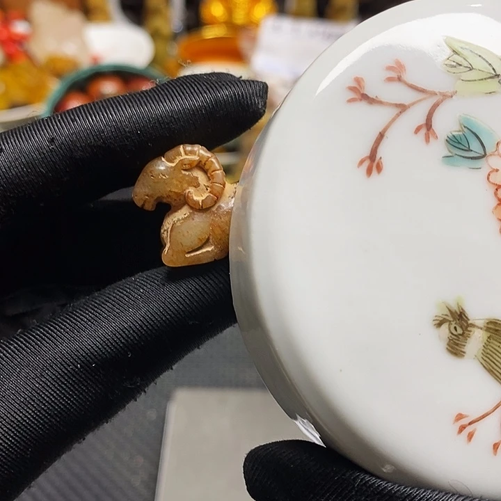 瓷片瓷器瓷片 摆件1个