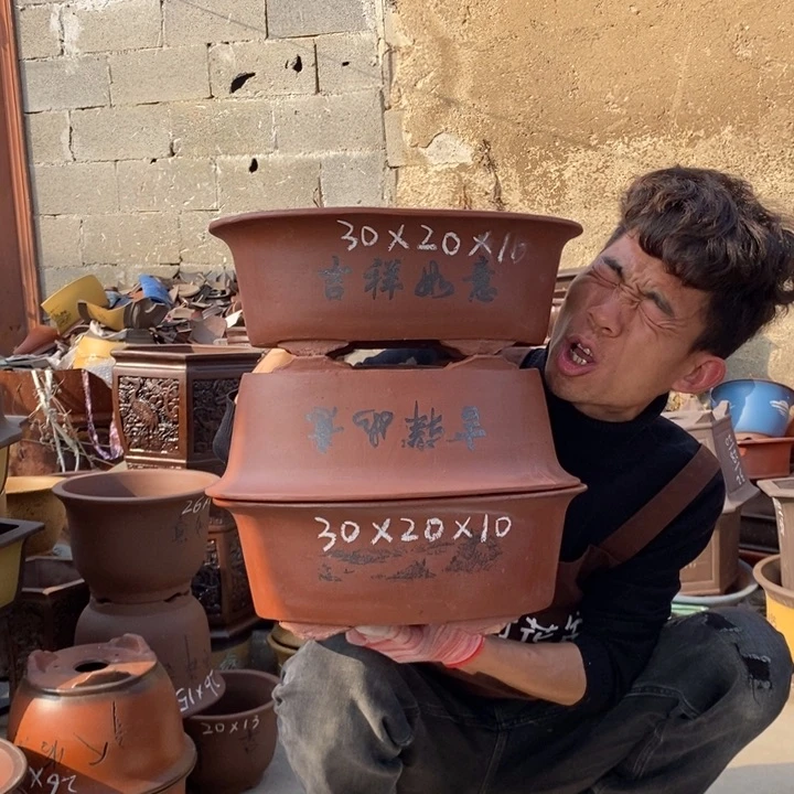 紫砂花盆紫砂器，紫砂器，紫砂器