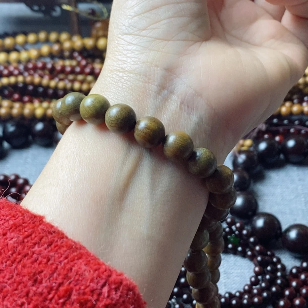 维腊木（绿檀）手串/手链龙***?