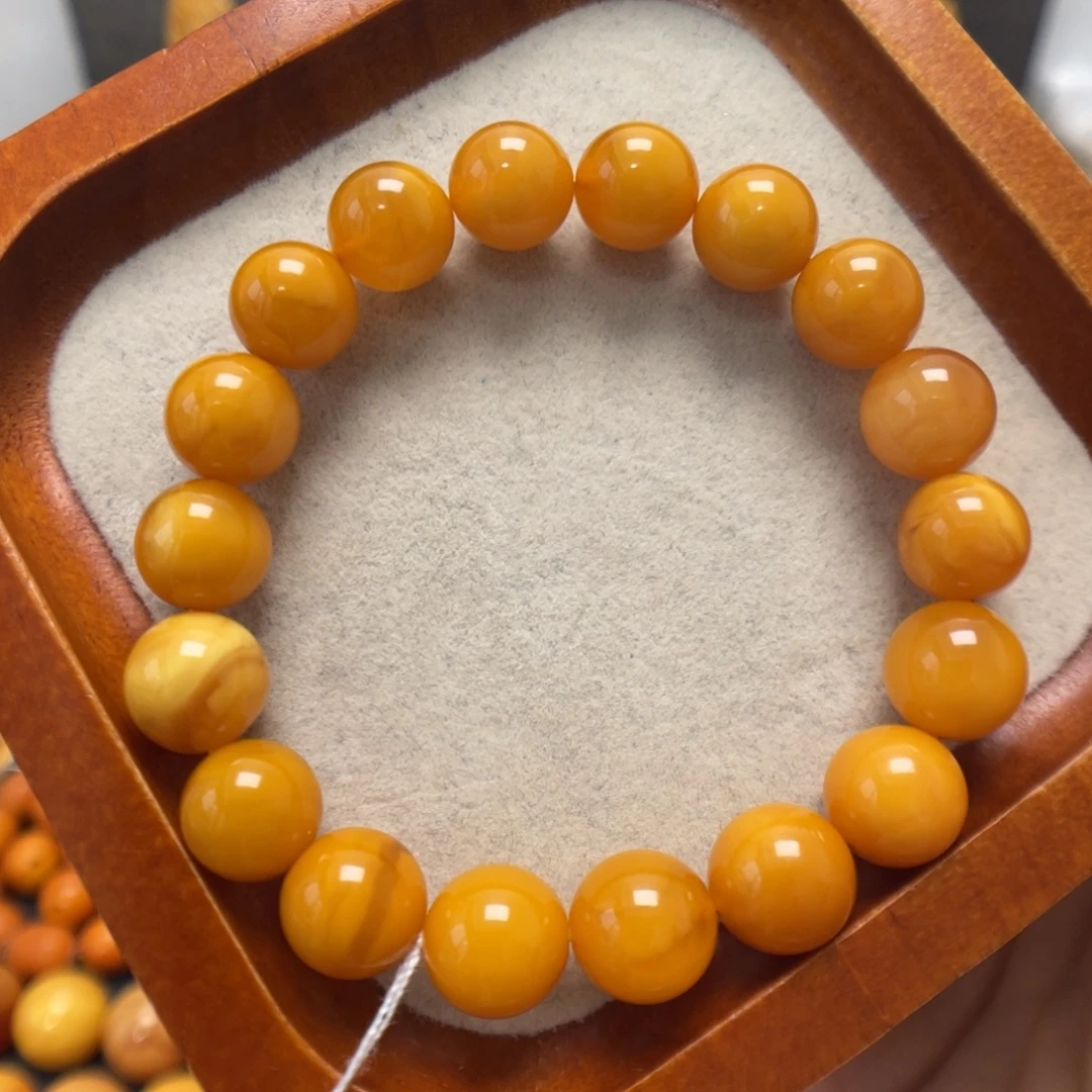 蜜蜡未镶嵌手链蜜蜡