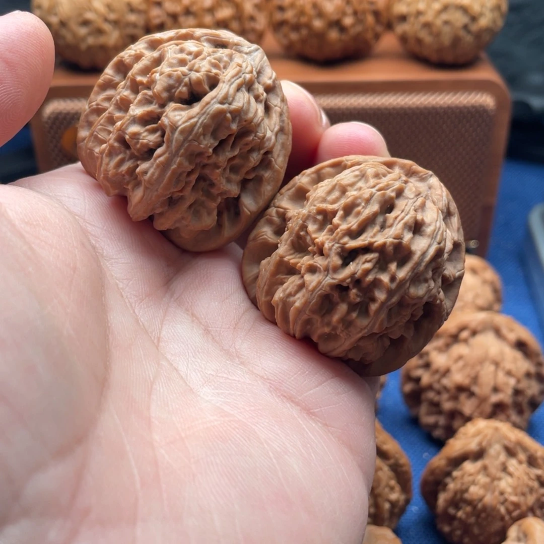 吊坠文玩核桃白狮子