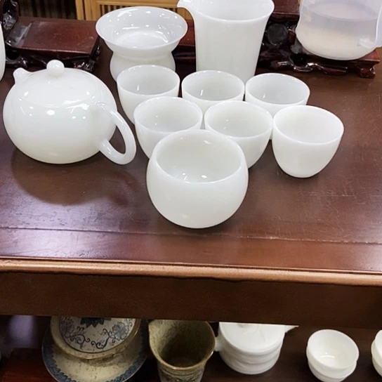 璞玉西施壶套组没有盖碗有主人杯