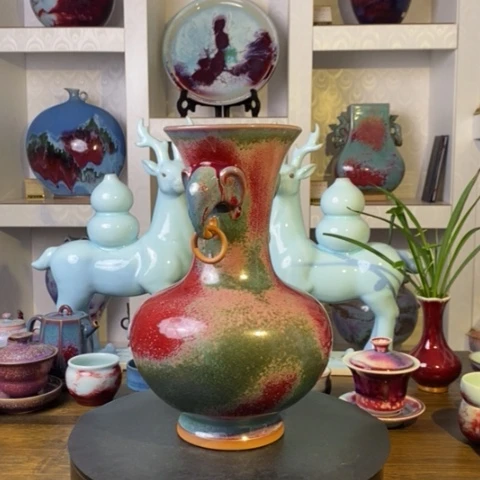 余***你瓷片禹州神后钧瓷原产地~