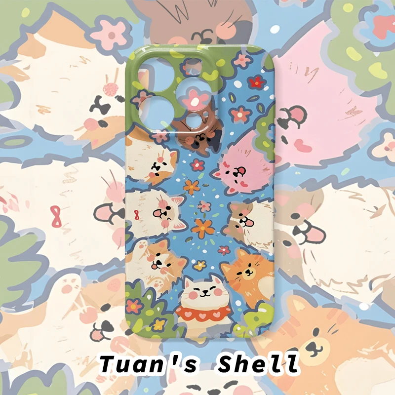 围观小动物菲林软壳适用苹果VIVO华为OPPO小米荣耀一加手机壳