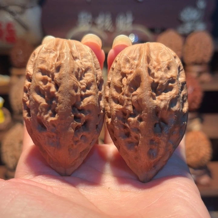 文玩核桃把件娇美楸35