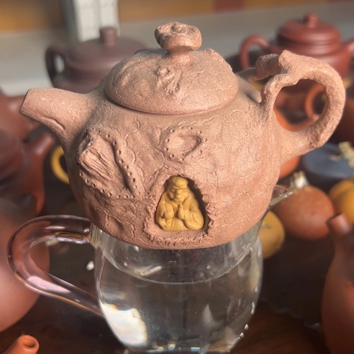 紫砂茶壶香灰降波200毫升