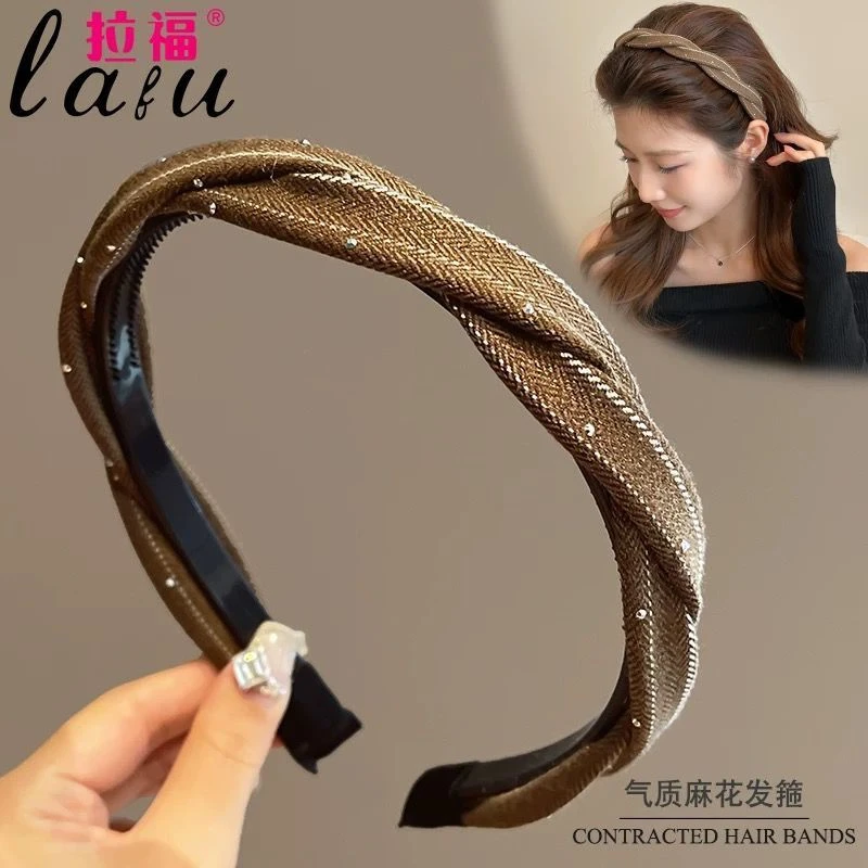 高颅顶发箍女款2025新款洗脸头箍专用防滑发带压发卡夏天发捆头饰
