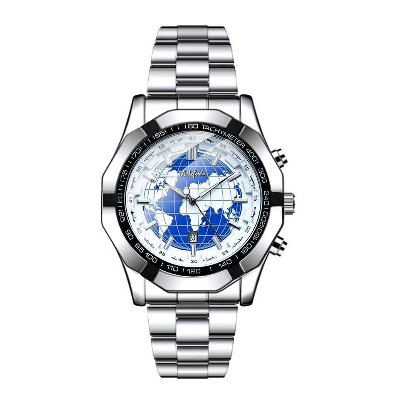 【专柜正品】经典流浪地球手表男士大背透防水夜光日历时尚腕表-L