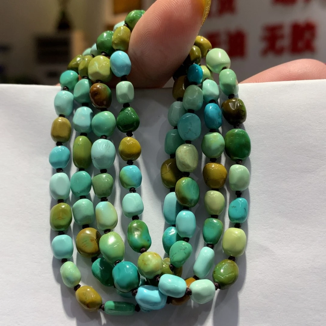 未镶嵌绿松石长链