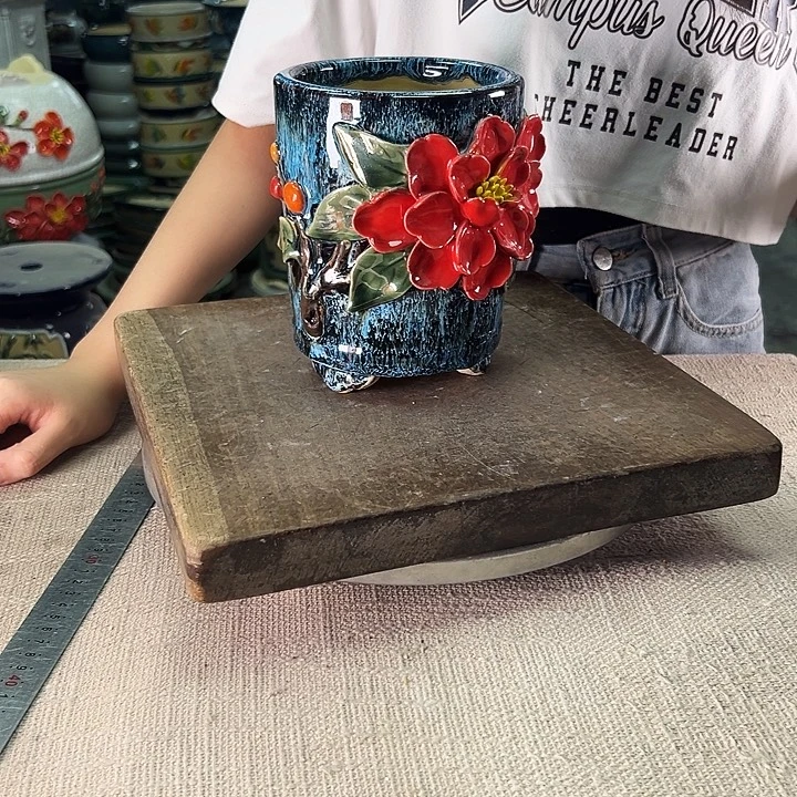 泳坤堂石湾盆陶瓷