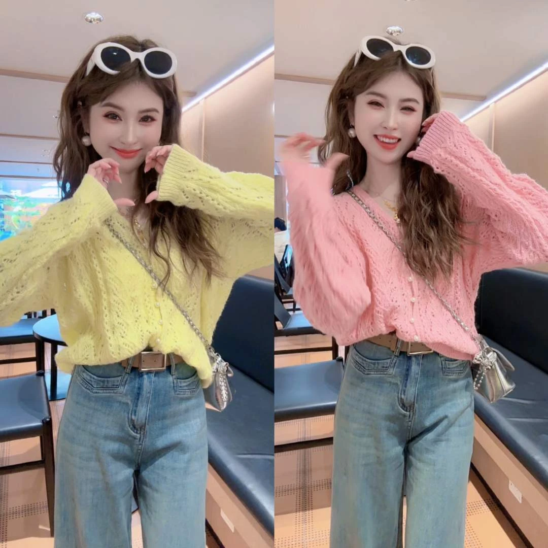 【月月专享】休闲感-镂空长袖百搭时尚上衣XXJ-Z00142