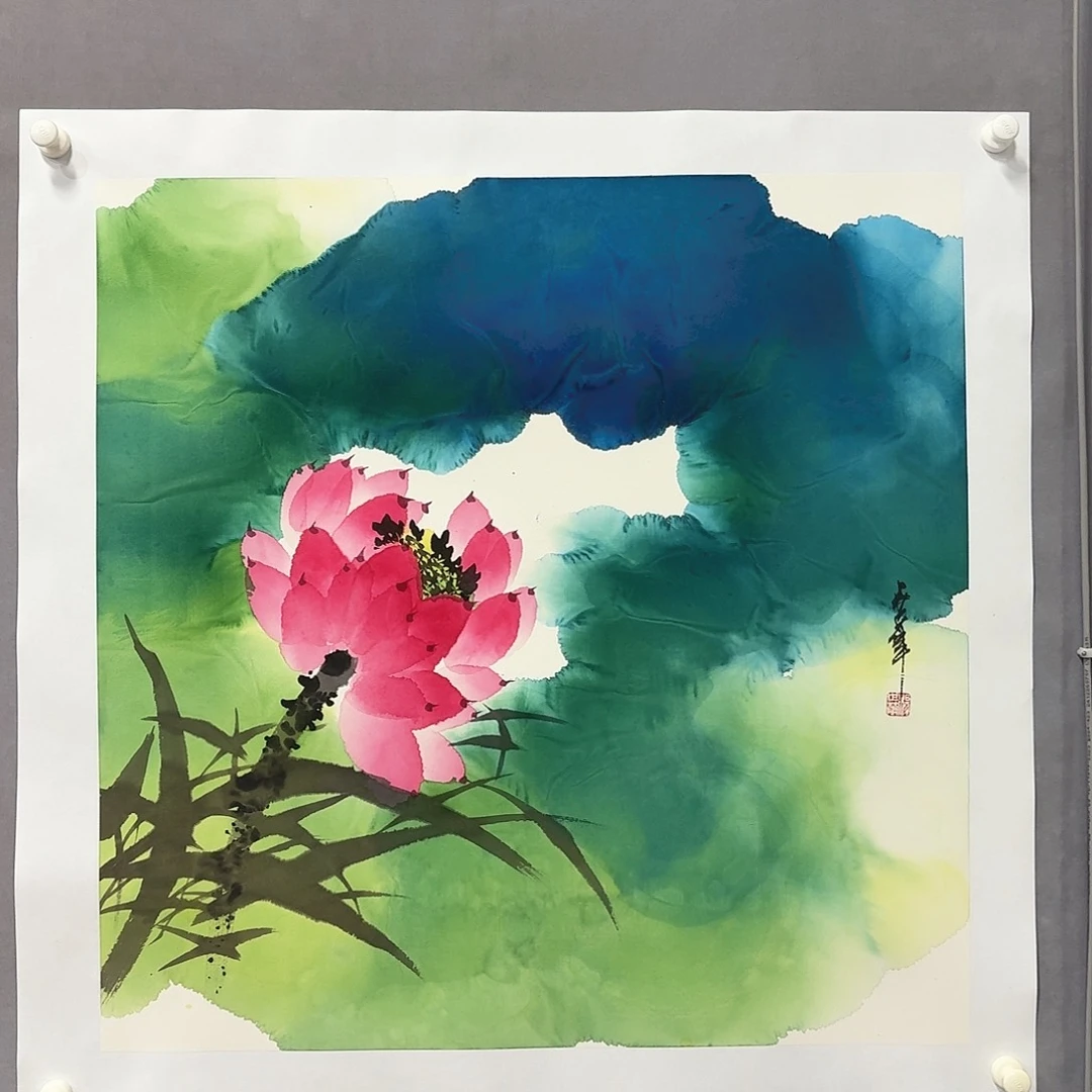 国画亲笔手绘放心去藏