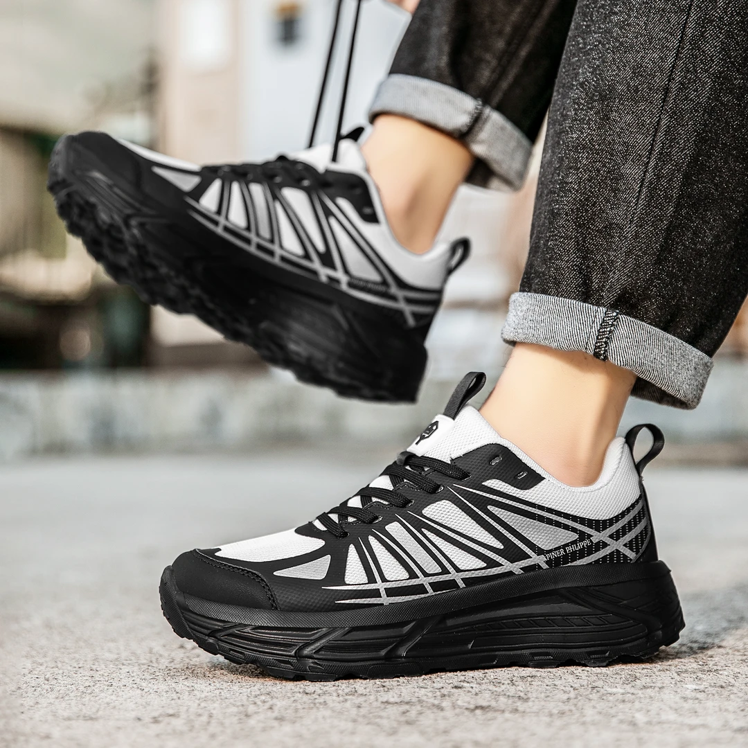 PINERPHLIPPE冬季男女熊猫减震轻便耐磨运动户外鞋BL6009[小薇]